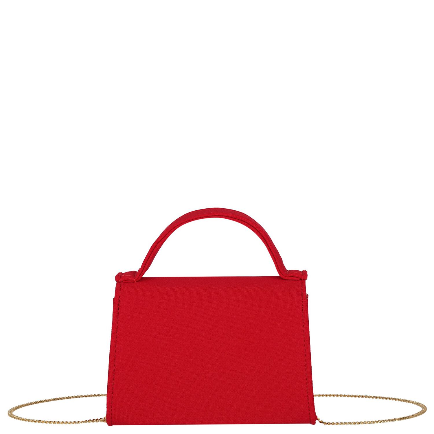 Girls Red Bow Cr&ecirc;pe Handbag ( 13cm ), 2, hi-res