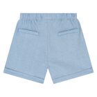 Baby Boys White & Blue Shorts Set ( 2-Pack ), 1, hi-res