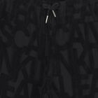 شورت اولاد بالشعار باللون الاسود, 1, hi-res