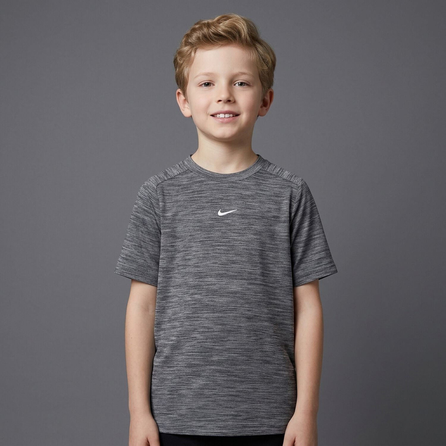 Boys Grey Logo T-Shirt, 1, hi-res