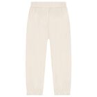 Boys Beige Elephant Logo Tracksuit, 1, hi-res