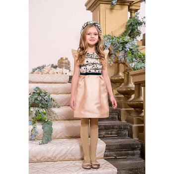 Girls Golds Special Occasion Dress