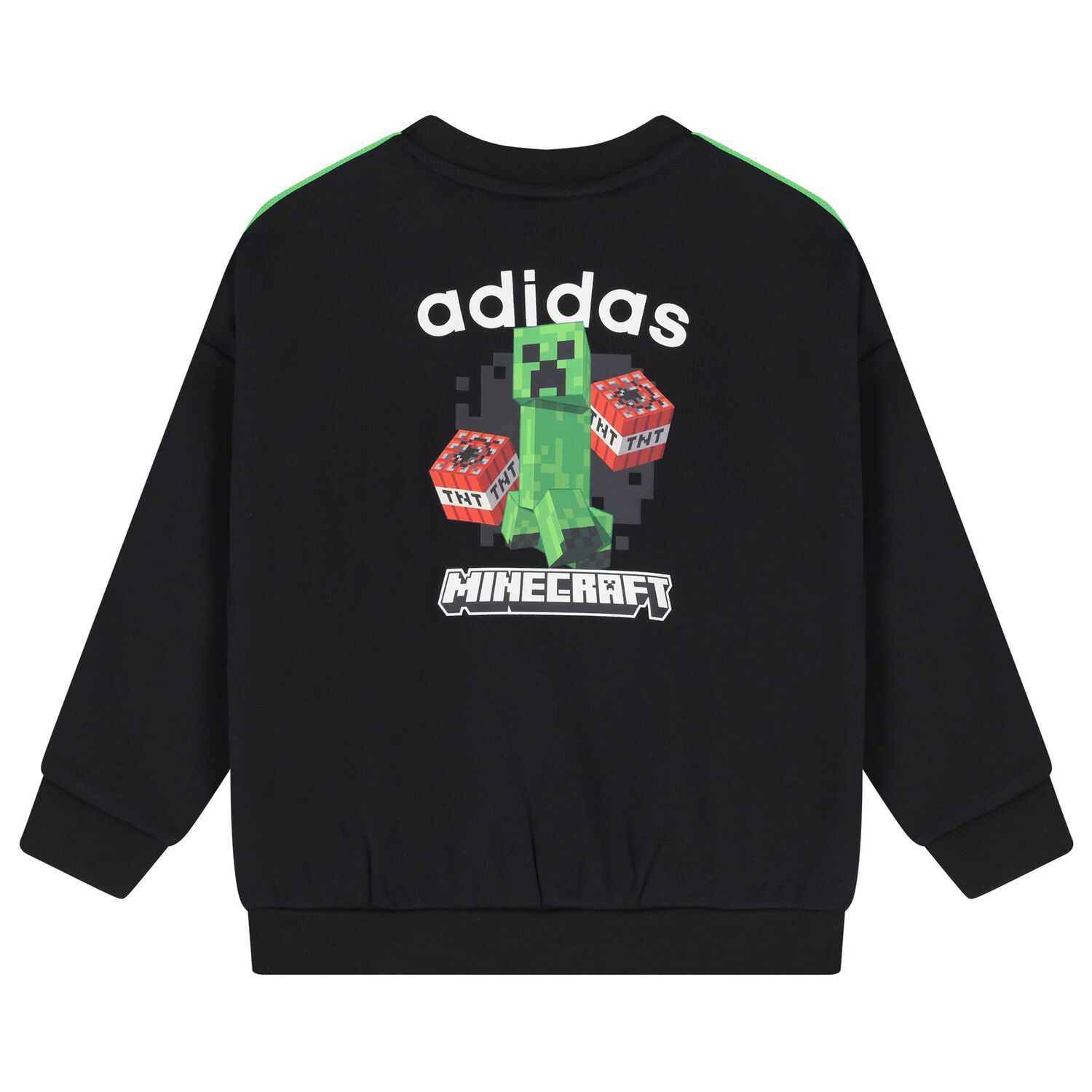 بدلة رياضية بالشعار باللون الأسود والأخضر, 1, hi-res