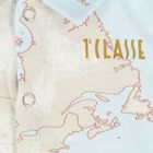 Baby Boys Blue & Ivory Geo Map Babygrow Gift Set, 1, hi-res