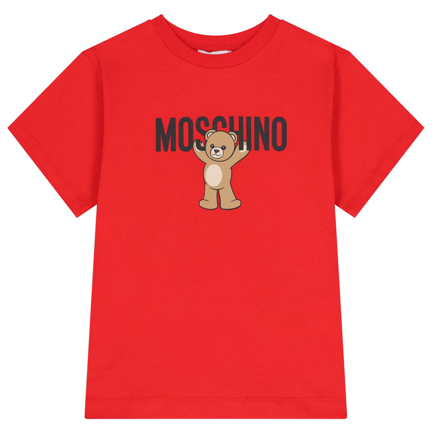 Red Teddy Bear Logo T-Shirt, 3, hi-res