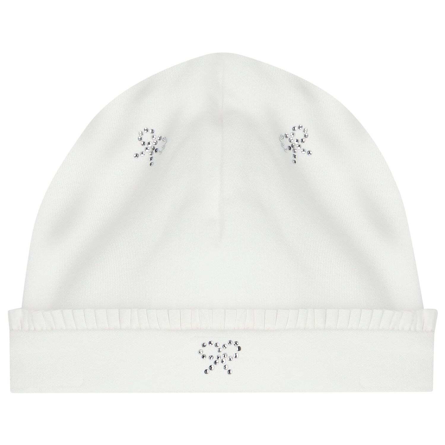 Baby Girls White Crystal Bow Babygrow Gift Set, 1, hi-res image number null