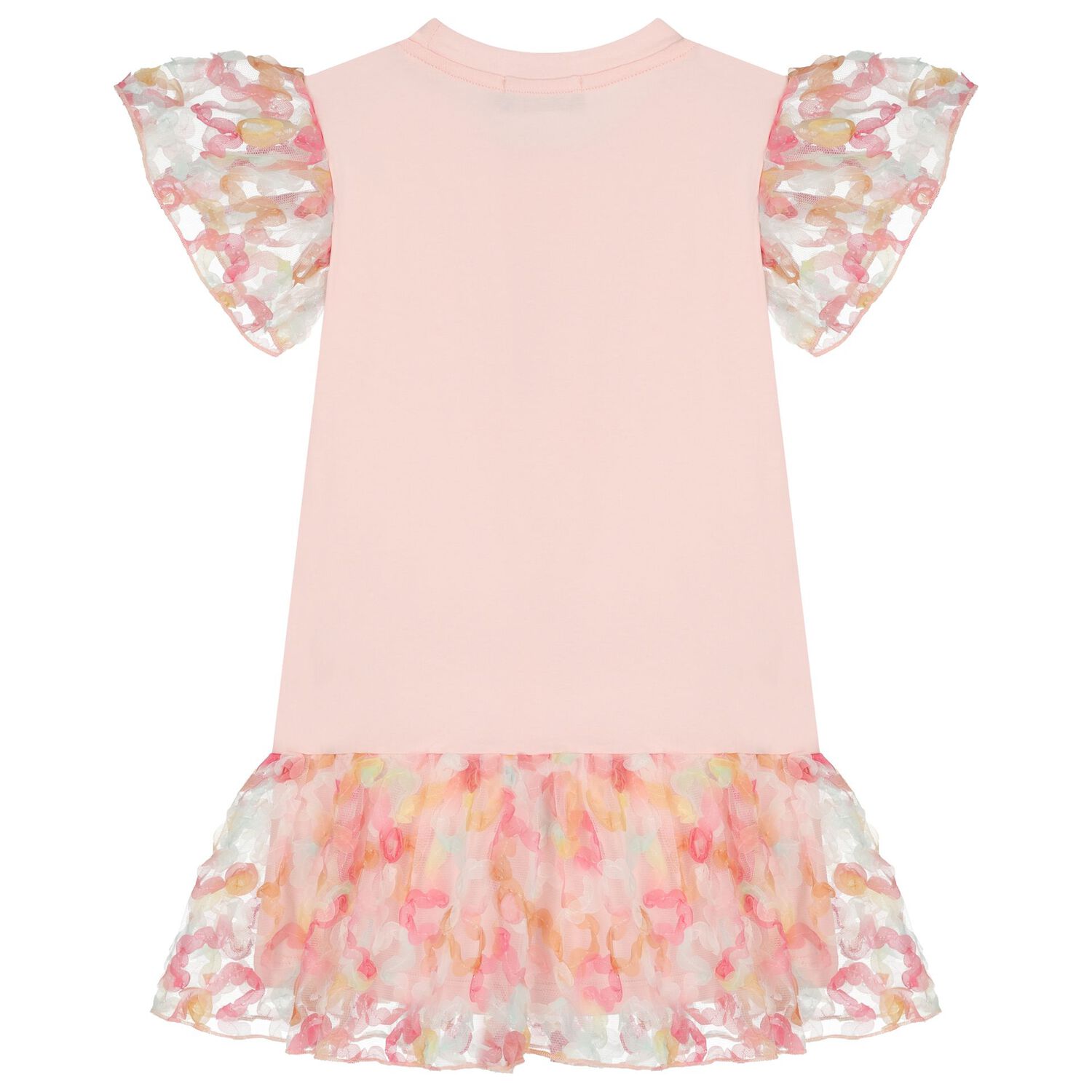 Girls Pink Bag Logo Dress, 1, hi-res