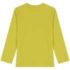 Boys Lime Green Logo Long Sleeve Top, 2, hi-res