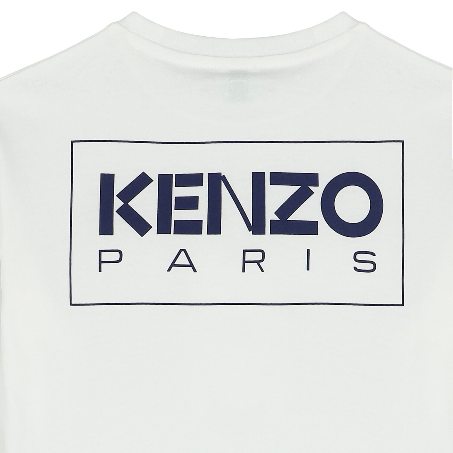 توب باكمام طويلة بالشعار باللون الأبيض , 1, hi-res