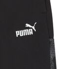 بنطال رياضي أسود بشعار للأولاد, 1, hi-res