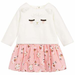 Baby Girls Ivory & Pink Dress