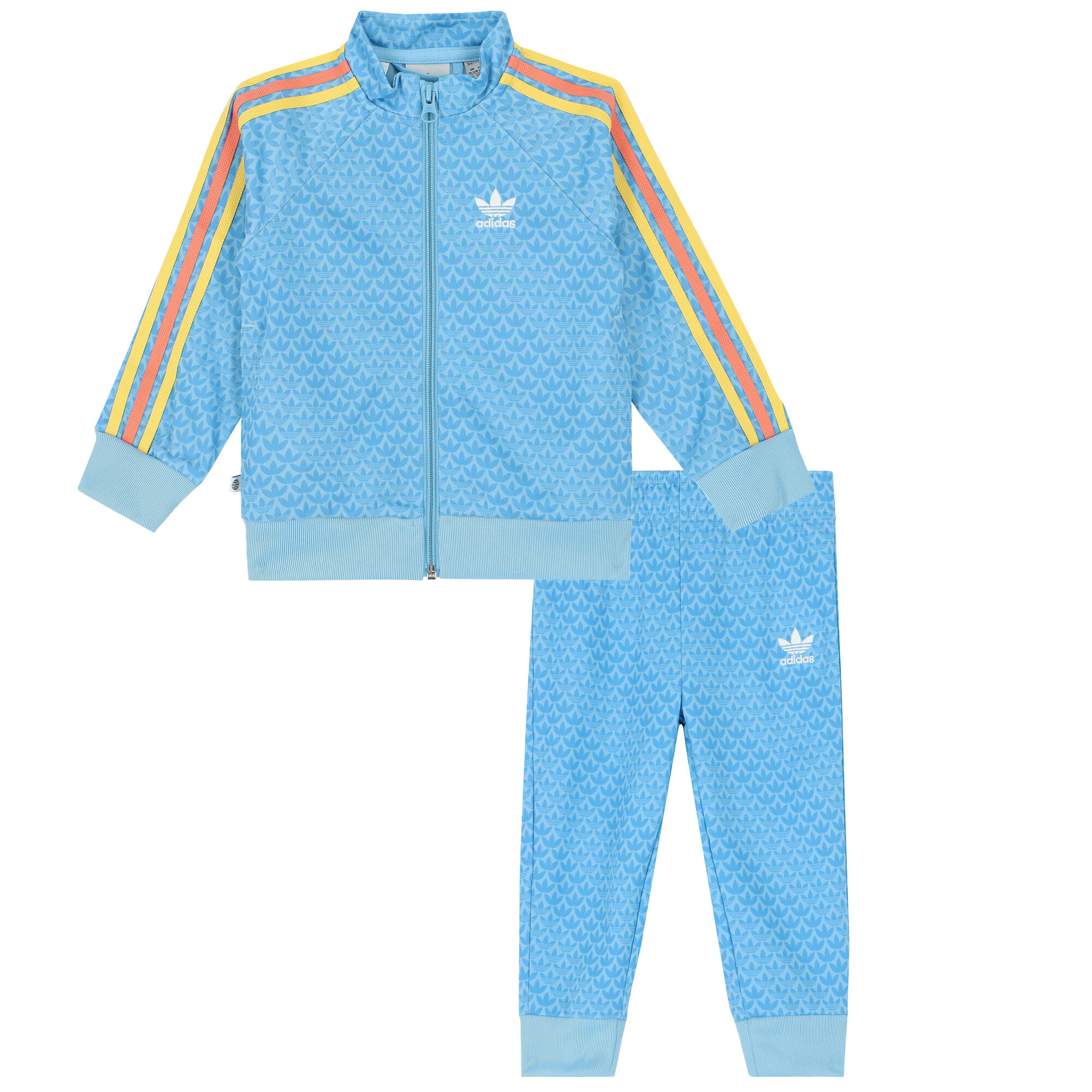 Baby blue on sale adidas jumpsuit