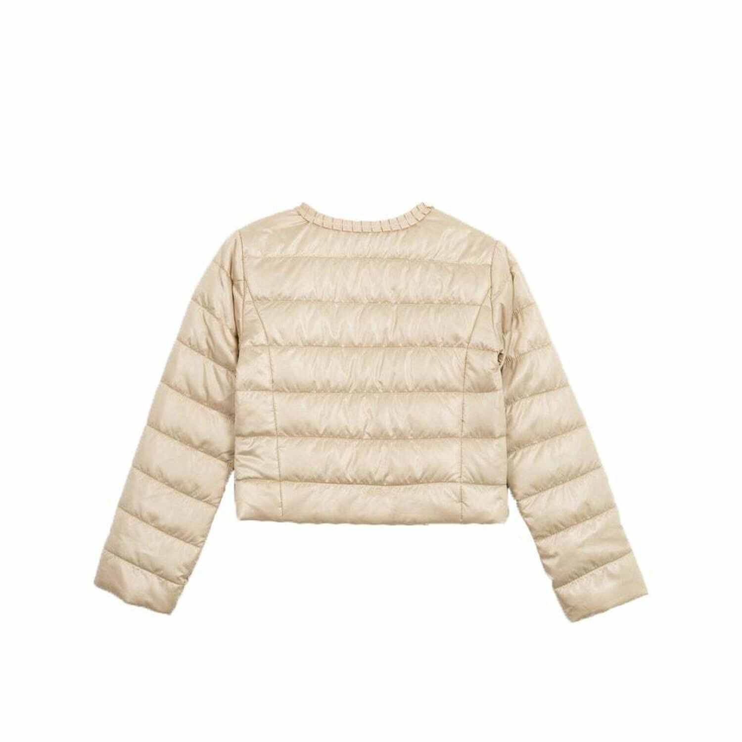Girls Gold Puffer Jacket, 1, hi-res image number null