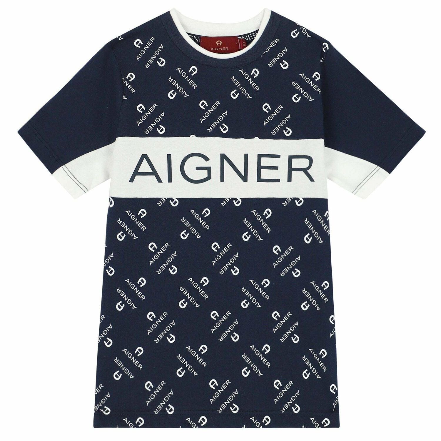 Boys Navy Logo T-Shirt, 1, hi-res image number null