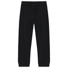 Boys Black Logo Spidersman Marvel Tracksuit, 1, hi-res