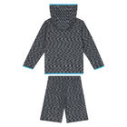 طقم شورت رياضي باللون الأسود للأولاد, 1, hi-res