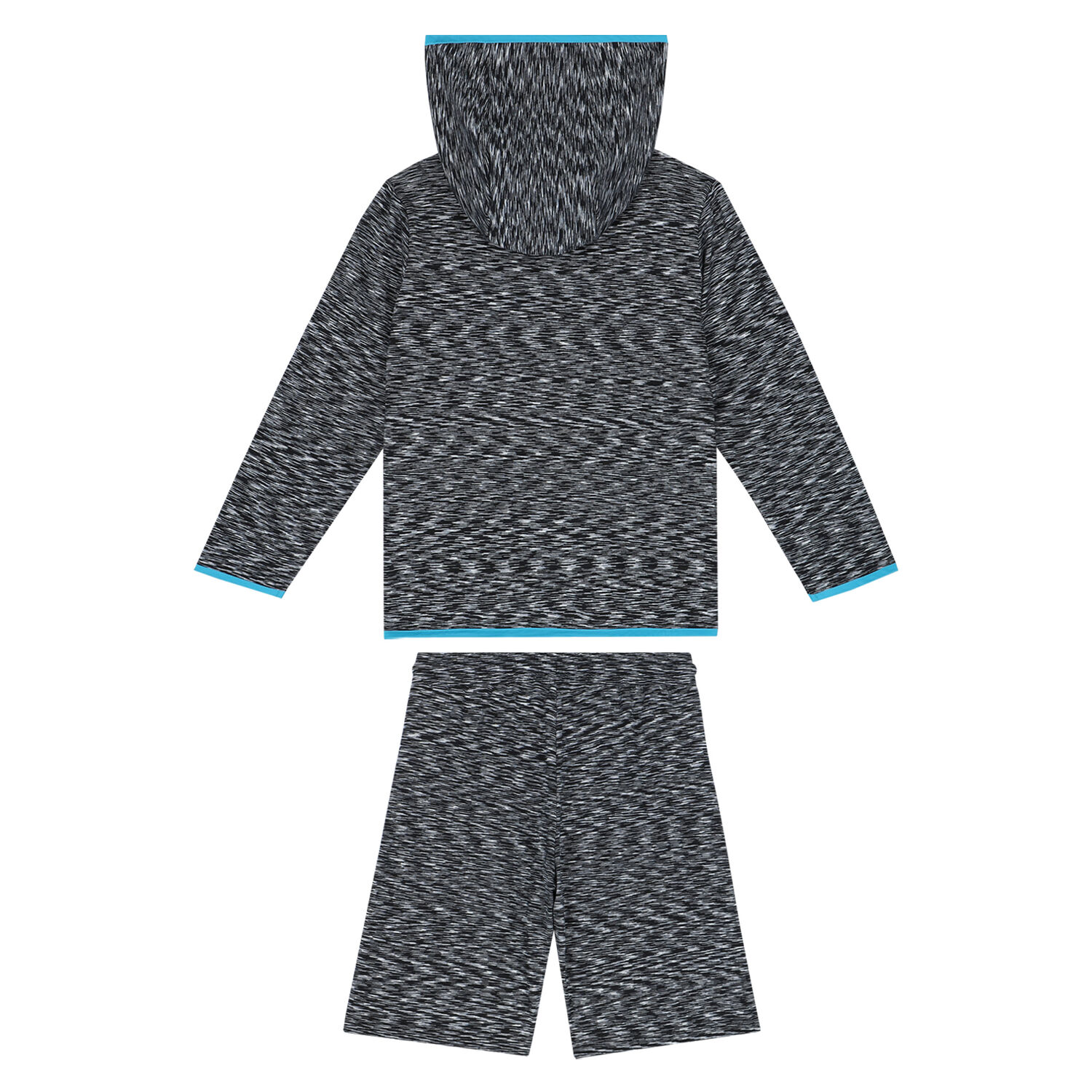 طقم شورت رياضي باللون الأسود للأولاد, 1, hi-res