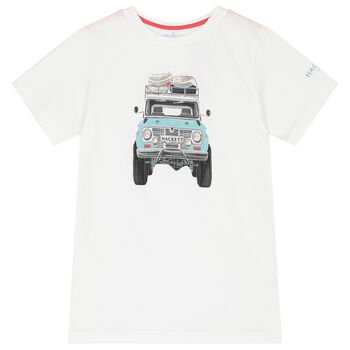 Boys White Logo T-Shirt