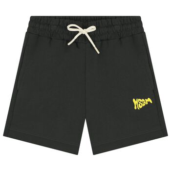 Black Logo Shorts