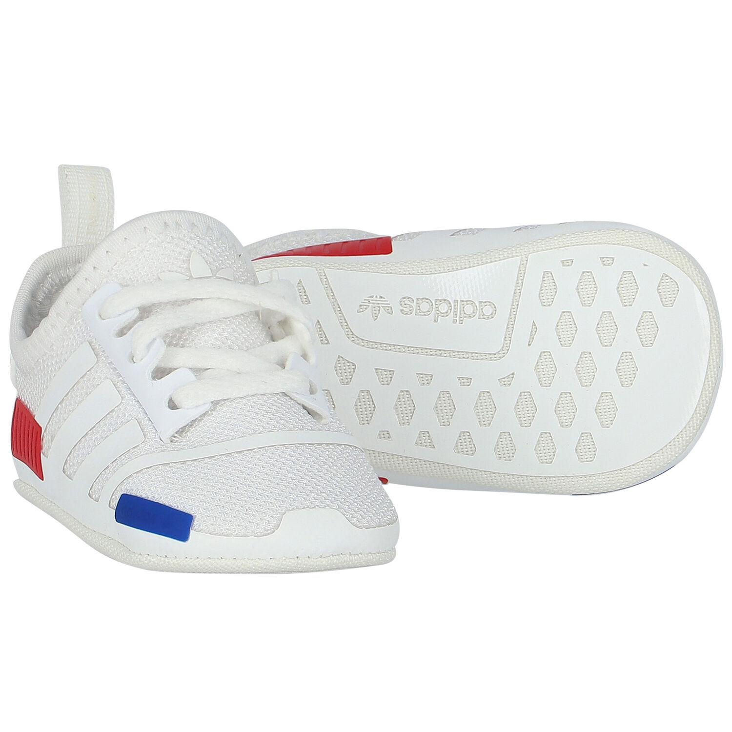 White NMD Crib Pre Walker Shoes, 1, hi-res image number null