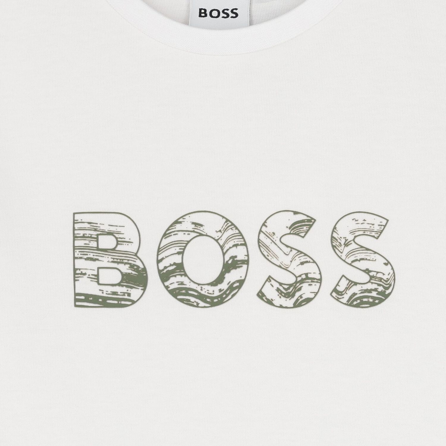 Boys White Logo T-Shirt, 2, hi-res