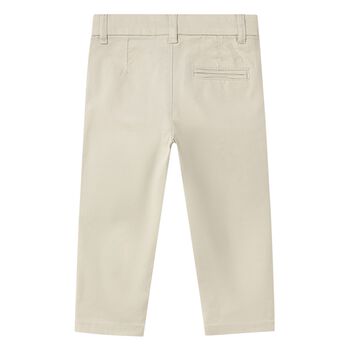 Younger Boys Beige Chino Trousers