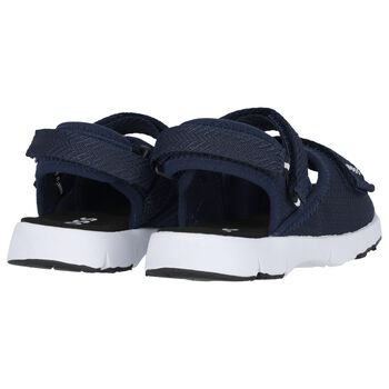 Boys Navy Blue Logo Sandals