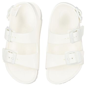 White Milano Eva Sandals