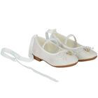 حذاء باللون الابيض اللامع للبنات, 2, hi-res