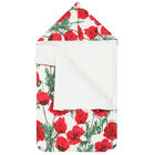 مدس بطبعة باللون الأبيض والأحمر للبنات, 1, hi-res