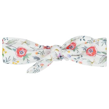 Baby Girls White Floral Headband