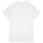 Girls Mini Me White T-Shirt Dress, 1, hi-res