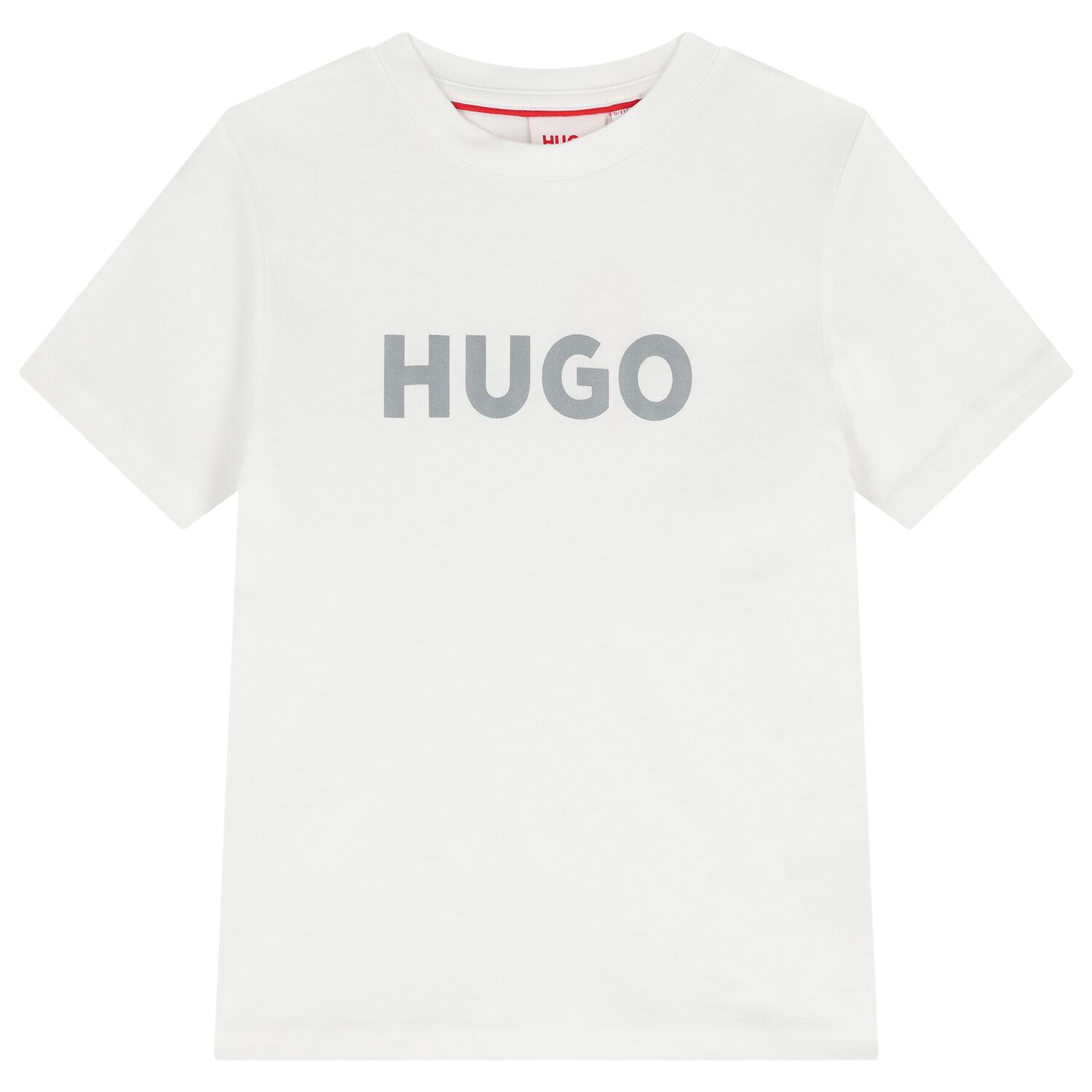 Boys White Logo T-Shirt, 2, hi-res