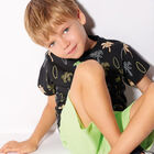 Boys Black & Green Palm Tree T-Shirts ( 2-Pack ), 1, hi-res