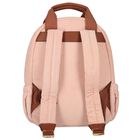 حقيبة ظهر للبنات بالشعار باللون الوردي, 1, hi-res
