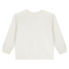 سويت شيرت للأطفال بشعار الدب تيدي باللون الأبيض للأولاد, 1, hi-res