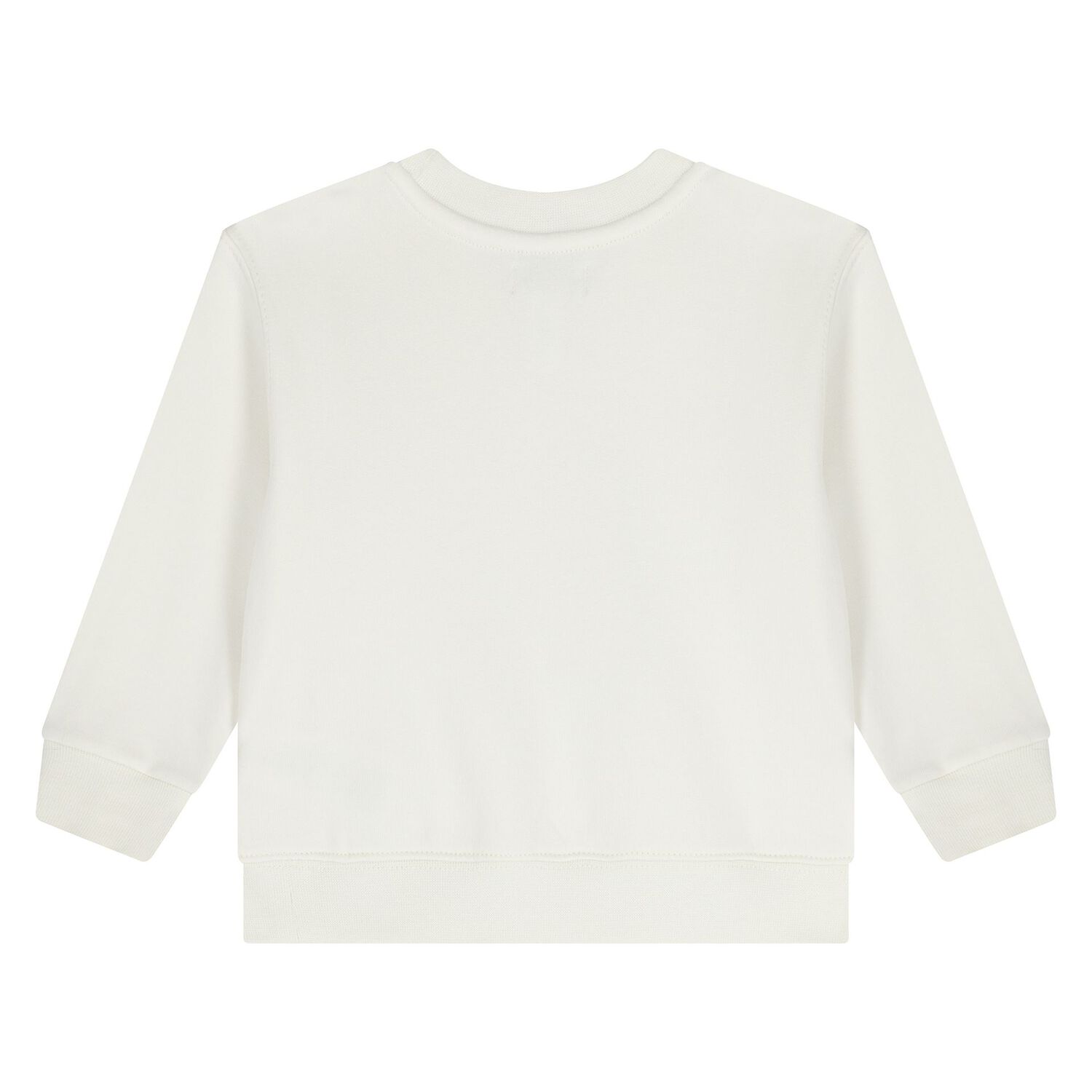 سويت شيرت للأطفال بشعار الدب تيدي باللون الأبيض للأولاد, 1, hi-res