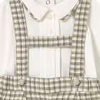Baby Boys Ivory & Green Checked Shorts Set, 2, hi-res