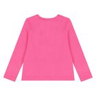 طقم بنات بنطلون بالشعار باللون الوردى و الأزرق, 1, hi-res