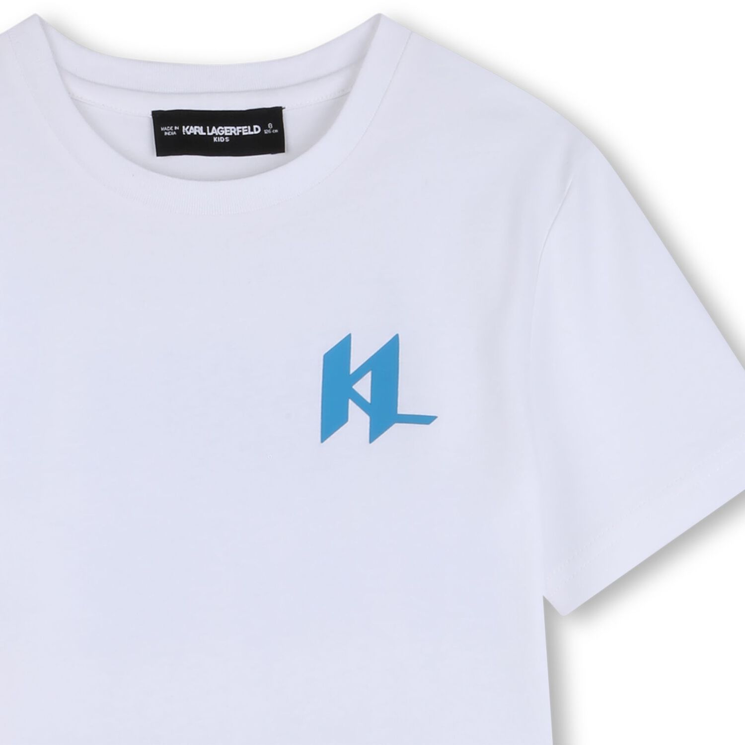 Boys White Logo T-Shirt, 1, hi-res