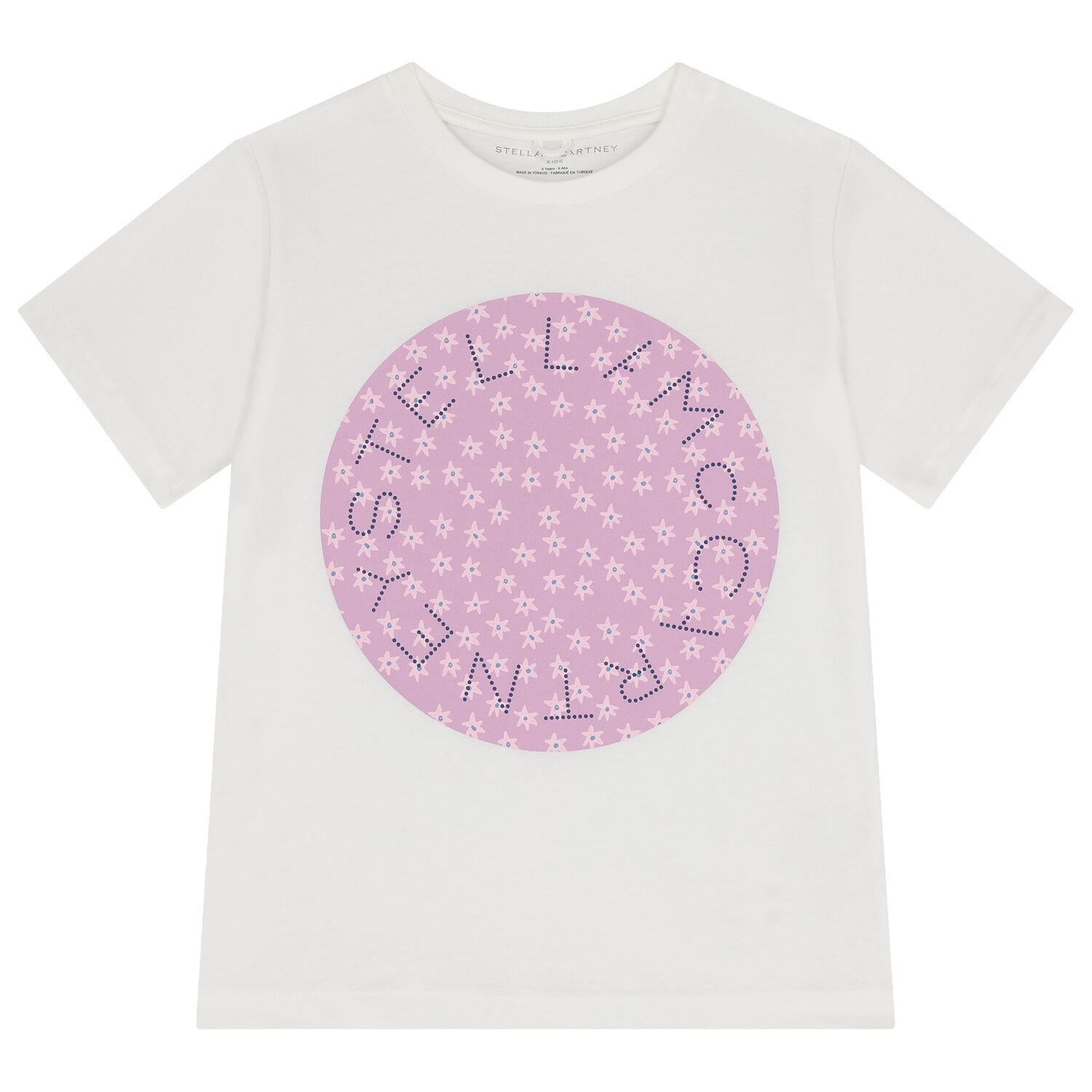 Girls White Logo T-Shirt, 1, hi-res