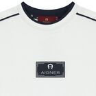 Boys White Logo T-Shirt, 1, hi-res