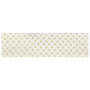 Baby Girls Ivory & Gold Logo Headband