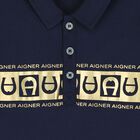 Younger Boys Navy & Gold Polo Shirt, 2, hi-res