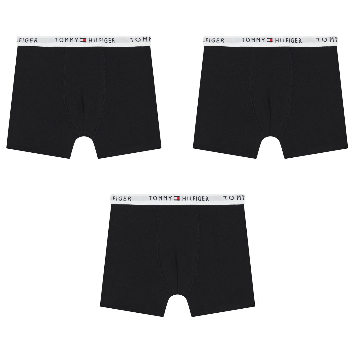 Boys Black Boxer Shorts ( 3-Pack ), 1, hi-res