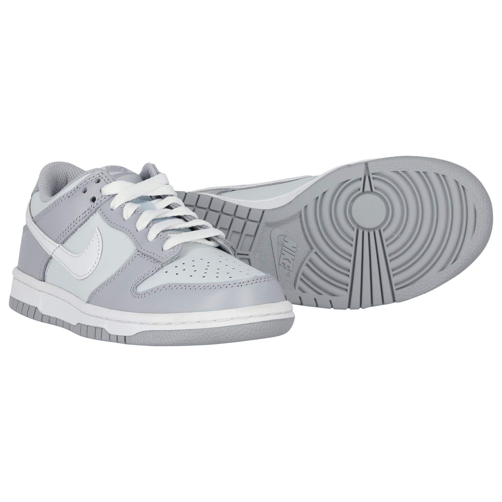 grey and white nikes