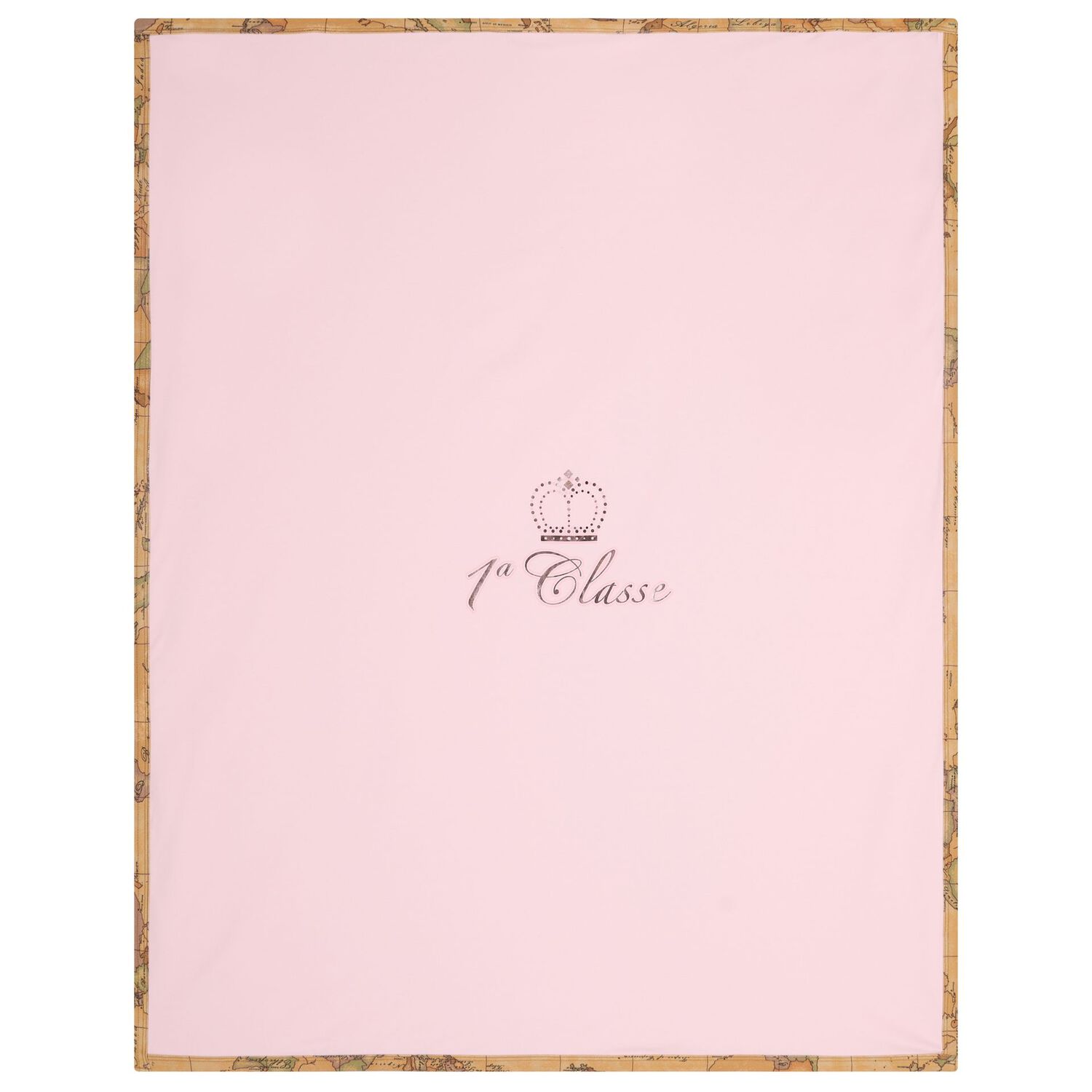 Baby Girls Pink & Beige Geo Map Babygrow Gift Set, 2, hi-res