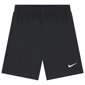 شورت Dri-FIT بشعار أسود للأولاد