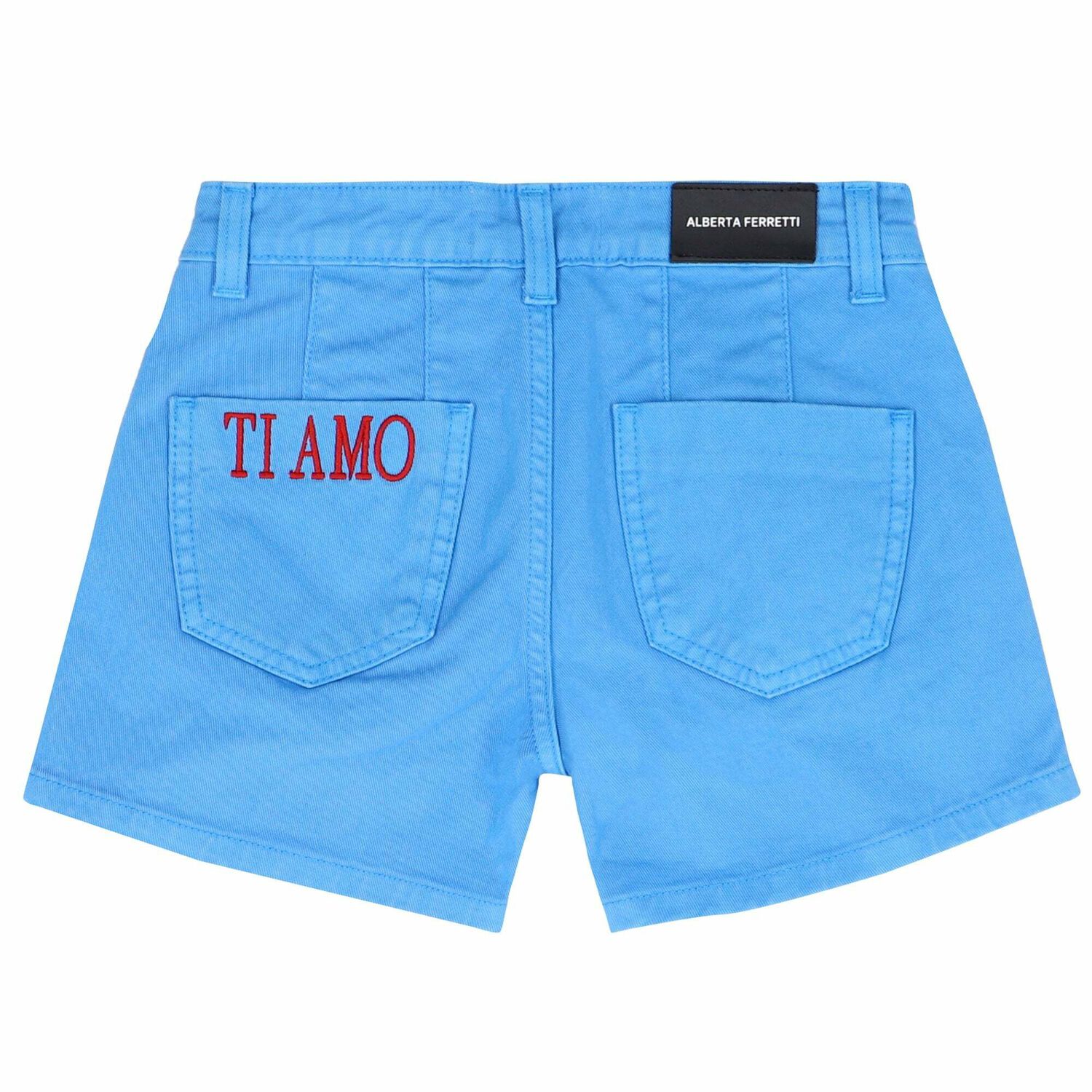 شورت باللون الأزرق للبنات, 1, hi-res image number null