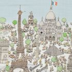 بطانية قماط بطبعة باريس للأطفال , 1, hi-res